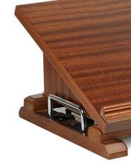 Adjustable Shul Shtender Mahogony Wood Book Stand Tabletop or Podium Stand