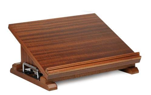 Adjustable Shul Shtender Mahogony Wood Book Stand Tabletop or Podium Stand