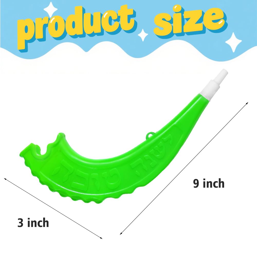 ZLIXING Rosh Hashanah Gifts Kids Shofar Rams Horn Rosh Hashanah Decorations
