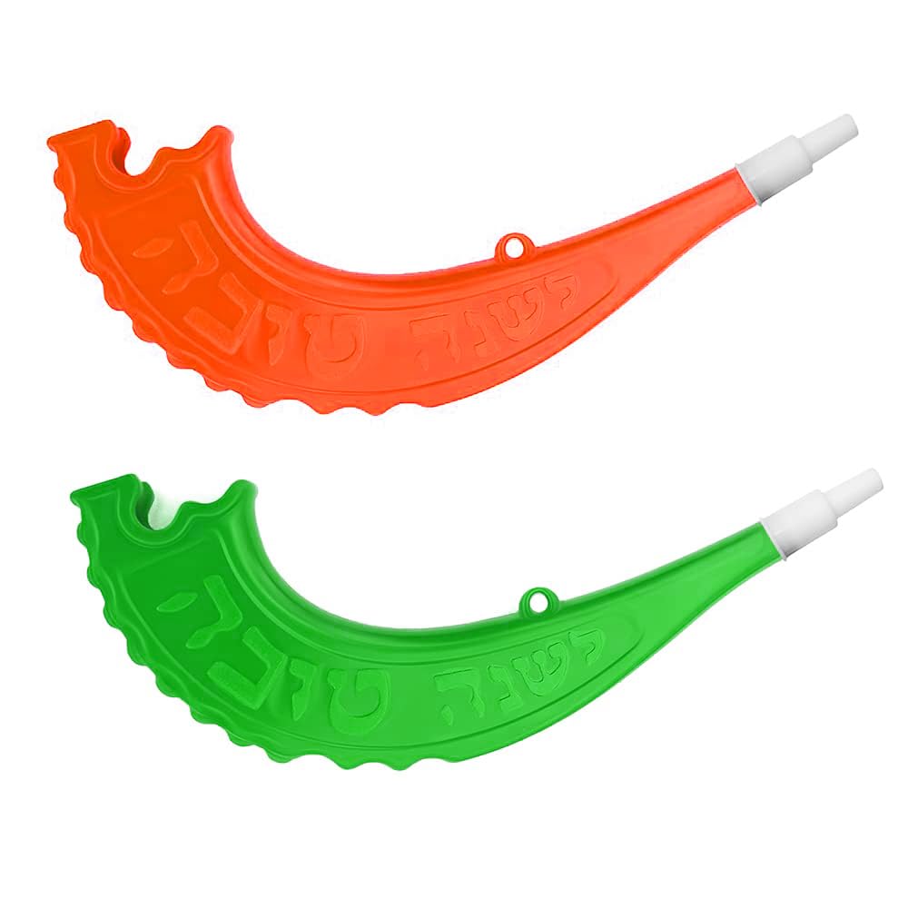 ZLIXING Rosh Hashanah Gifts Kids Shofar Rams Horn Rosh Hashanah Decorations