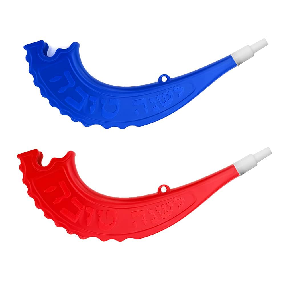 ZLIXING Rosh Hashanah Gifts Kids Shofar Rams Horn Rosh Hashanah Decorations