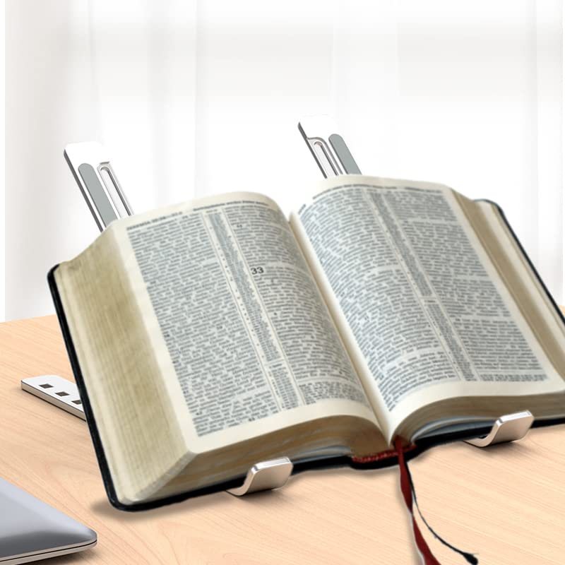 Ner Mitzvah Compact Tabletop Shtender - Adjustable Folding Book Stand - Shtender and Book Holder