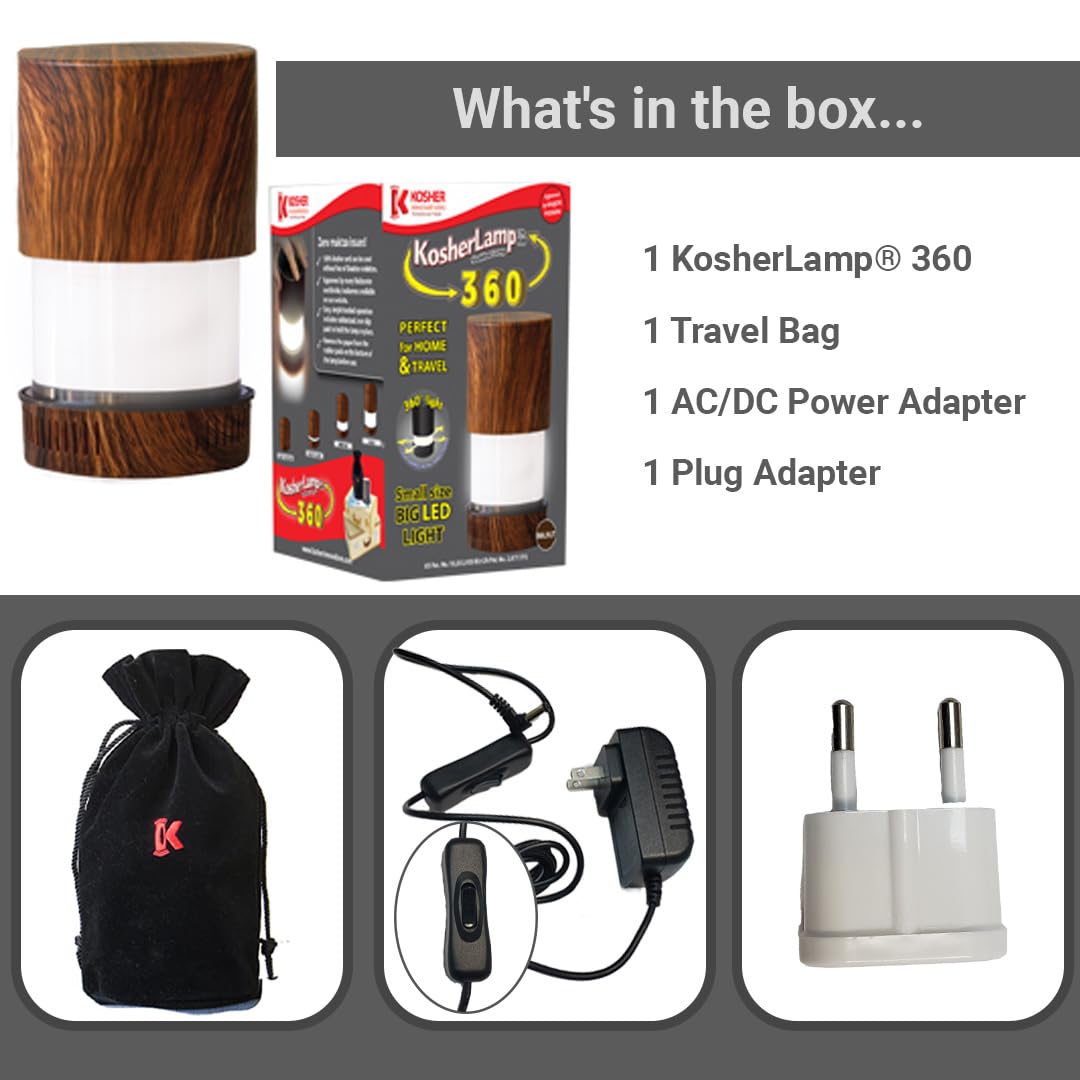 Kosher Innovations™ KosherLamp® 360 Brand Shabbos Lamp