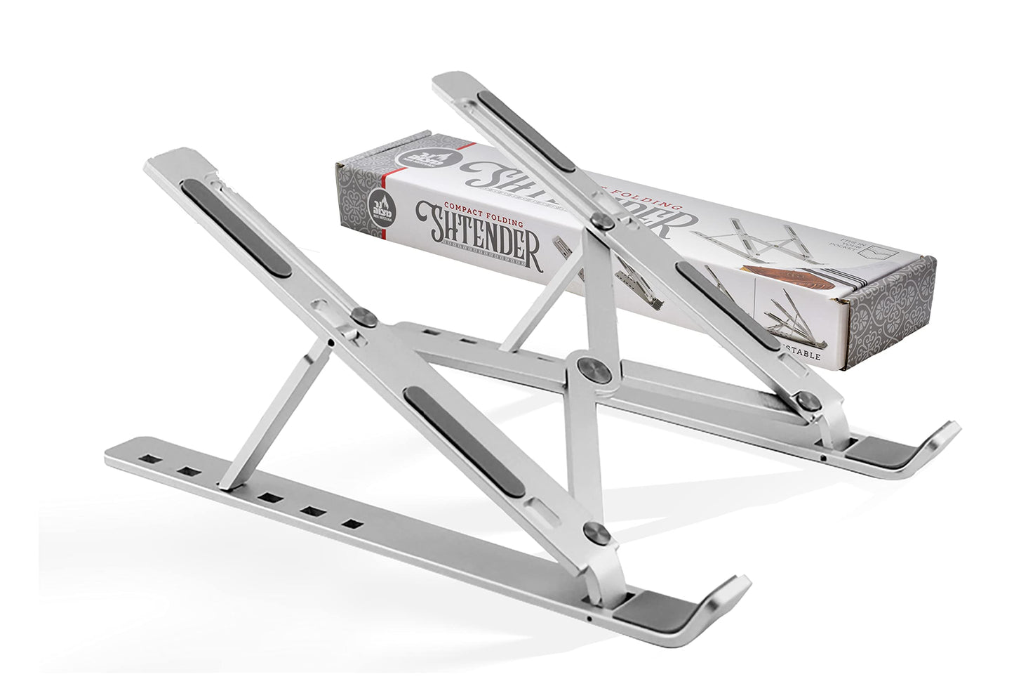 Ner Mitzvah Compact Tabletop Shtender - Adjustable Folding Book Stand - Shtender and Book Holder