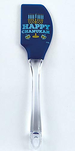Chanukah Spatula Assorted Styles with Wood Handle - 1 unit per order