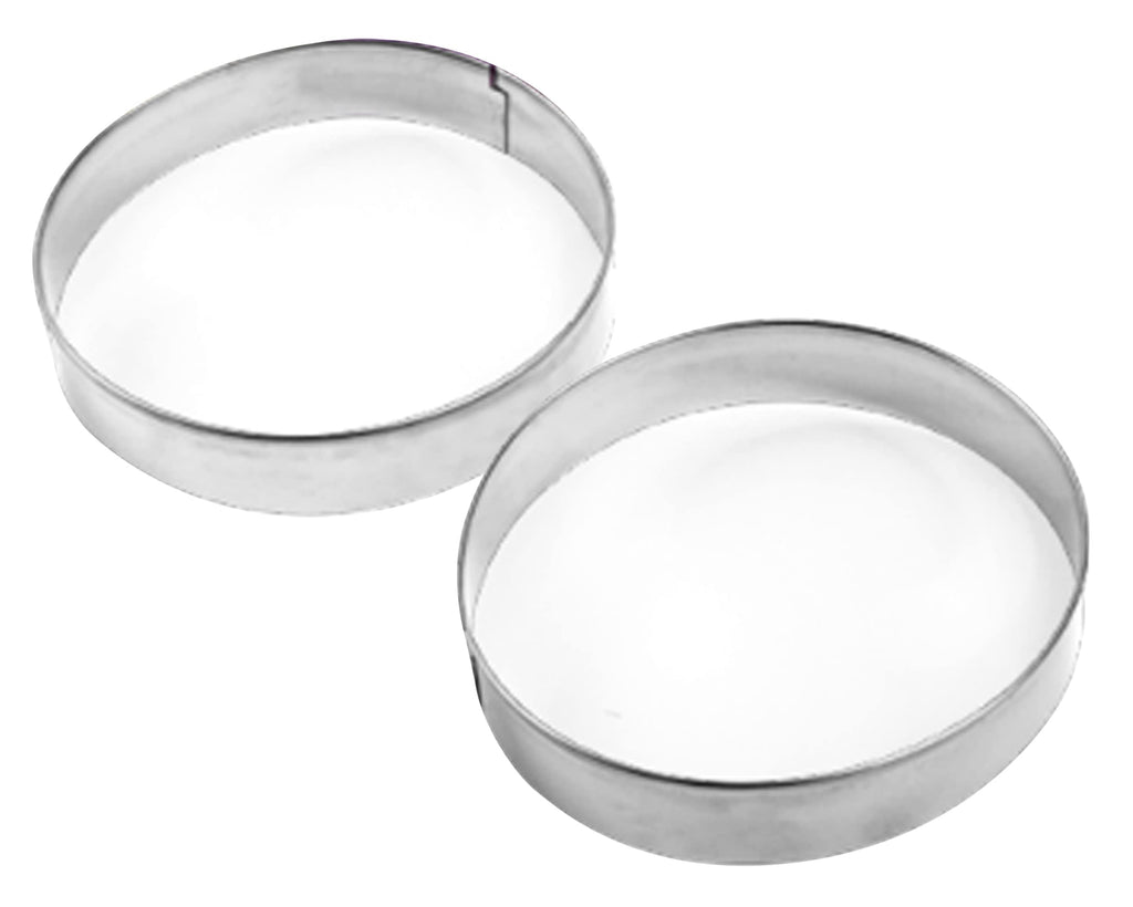 Hanukkah Cookie Cutters for Donuts - Stainless Steel Donut Cookie Cutter - 2 Piece Set Donut Cutter- The Kosher Cook