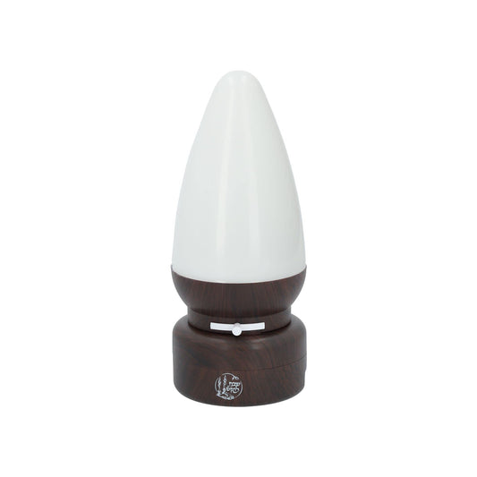 SHALHEVET LIGHT Kosher Shabbat Lamp LED with Dimmer, USB Charge, Safe (Oak)