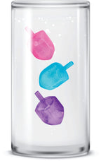 The Kosher Cook Dreidel Shaped Reusable Ice Cubes, Food Grade Freezer Safe Silicone Ice Cube, Hanukkah Ice Cubes Reusable (Pack of 8)