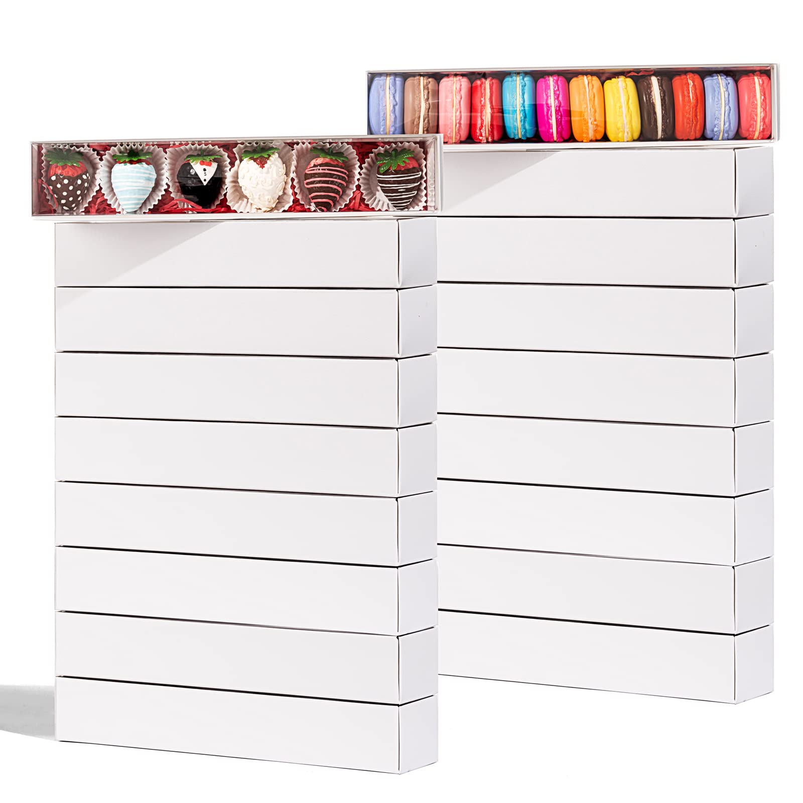 20Pack 12x2.25x2 Inches Long Box for Cocoa Bombs, Cookies, Truffle, Cake Ball