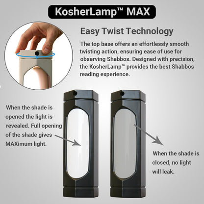 KosherLamp™ Max - Black by KOSHER INNOVATIONS™