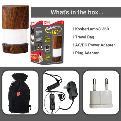 Kosher Innovations™ KosherLamp® 360 Brand Shabbos Lamp