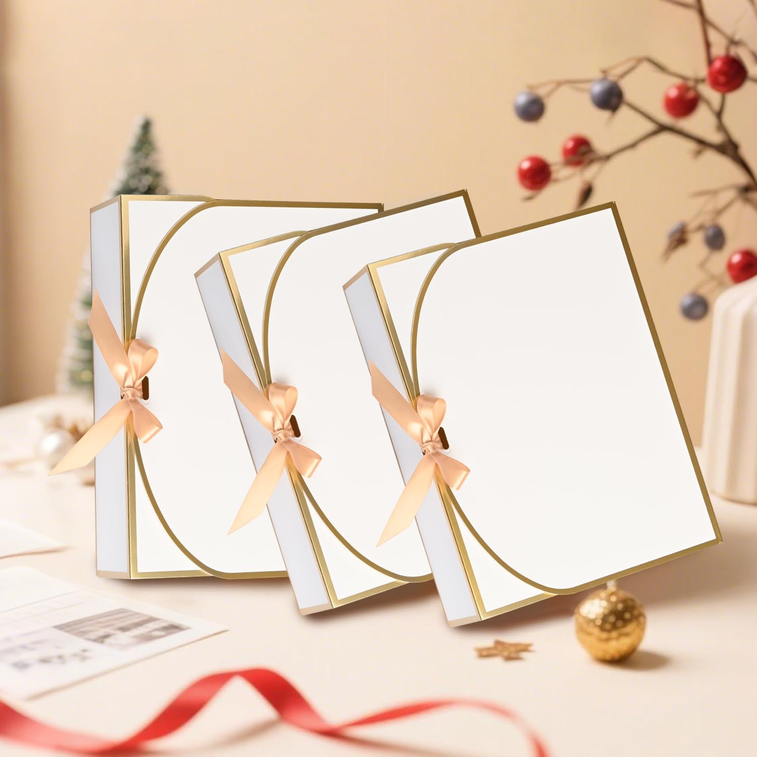 10 Pack Large Gift Boxes with Lids, 12.6x9.8x3.1