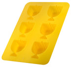 The Kosher Cook Menorah Shaped Silicone Molds for Baking, Freezing, Candy, Ice Cubes, Chocolate and more, Oven and Freezer Safe, Small Silicone Molds for Chanukah - Silicone Bakeware
