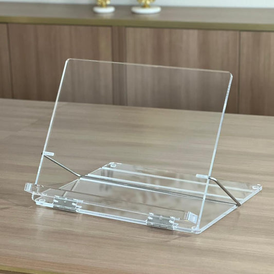 Lucite Acrylic Shtender - Adjustable Book Stand for Comfortable Hands-Free Reading, Studying or Praying