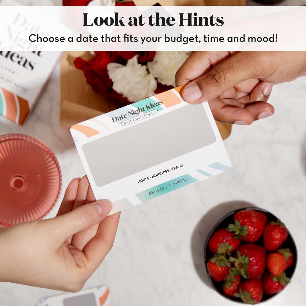 Romantic & Fun Scratch Off Date Night Ideas Card Game