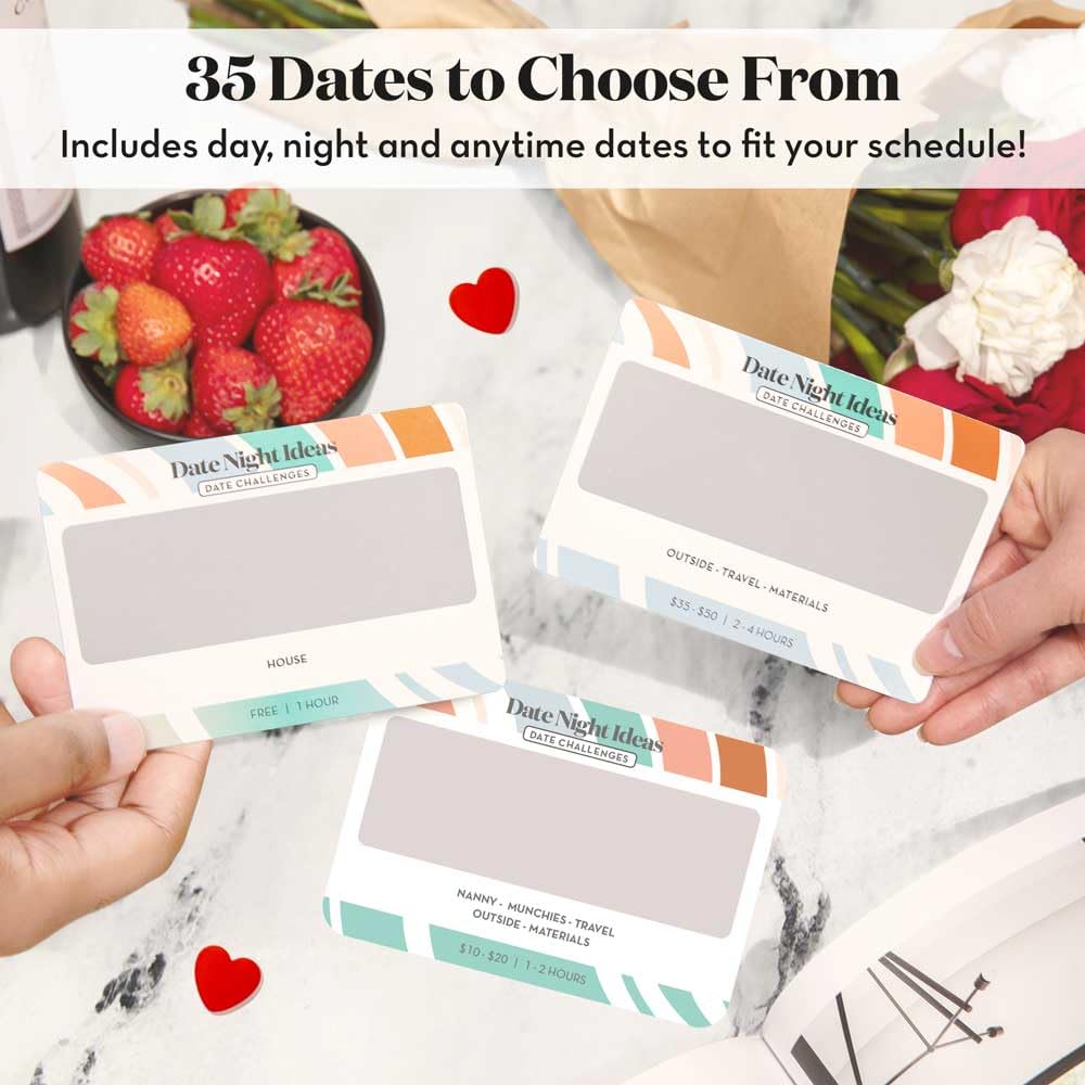 Romantic & Fun Scratch Off Date Night Ideas Card Game