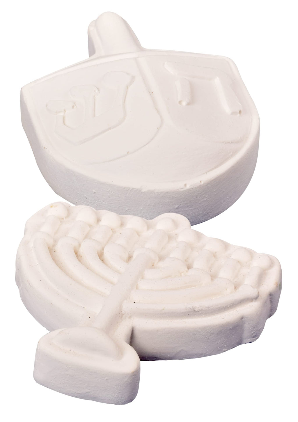 Izzy 'n' Dizzy DIY Pottery Painting Kit for Kids - Chanukah Plaster Kit - Dreidel & Menorah Plaster Painting Kit - Chanukah Kids Arts and Crafts & Hanukkah Gifts for Kids