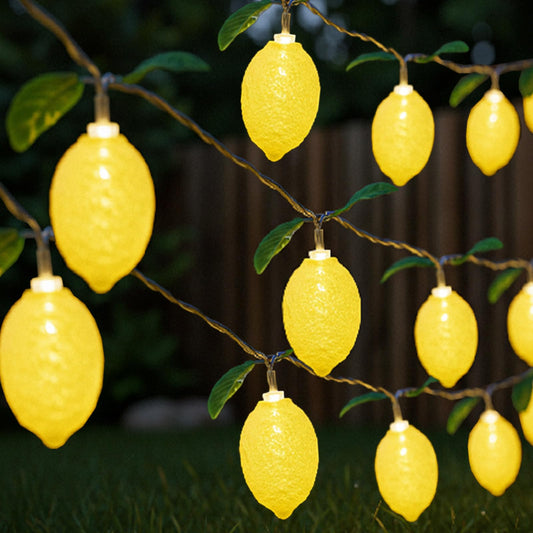 1 Pcs Sukkot 3D Etrog LED String Lights Battery Operated Light String 9.8ft 20leds Etrog Light Bulbs with Branches Leaves Fairy Lights Sukkot Decorations for Sukkah Garden Party Decorations