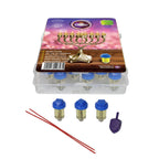 Vehaer 44 Prefilled Cups, 1.45 Burn, Hanukkah, Chanukah Oil, Olive Oil Ready to Use, Fits Most Menorah, FIts Candle Menorahs (Liquid Oil Small)