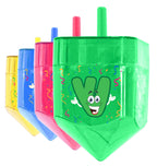 Izzy 'n' Dizzy 4 Pack Fillable Dreidels - Great for Chocolate Coins and Candy - Small