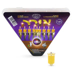 Vehaer 44 Gelled Prefilled Cups,1.45 Burn time, Hanukkah, Fits Candle Menorahs, Chanukah Olive Oil, Ready to Use, Fits Most Menorah (Gelled Small)