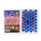 Vehaer 44 Prefilled Cups, 1.45 Burn, Hanukkah, Chanukah Oil, Olive Oil Ready to Use, Fits Most Menorah, FIts Candle Menorahs (Liquid Oil Small)