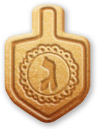 The Kosher Cook Hanukkah Cookie Cutters and Stamp Set, Plastic Chanukah Cookie Cutters and Stamping Kit, 6 Piece Set