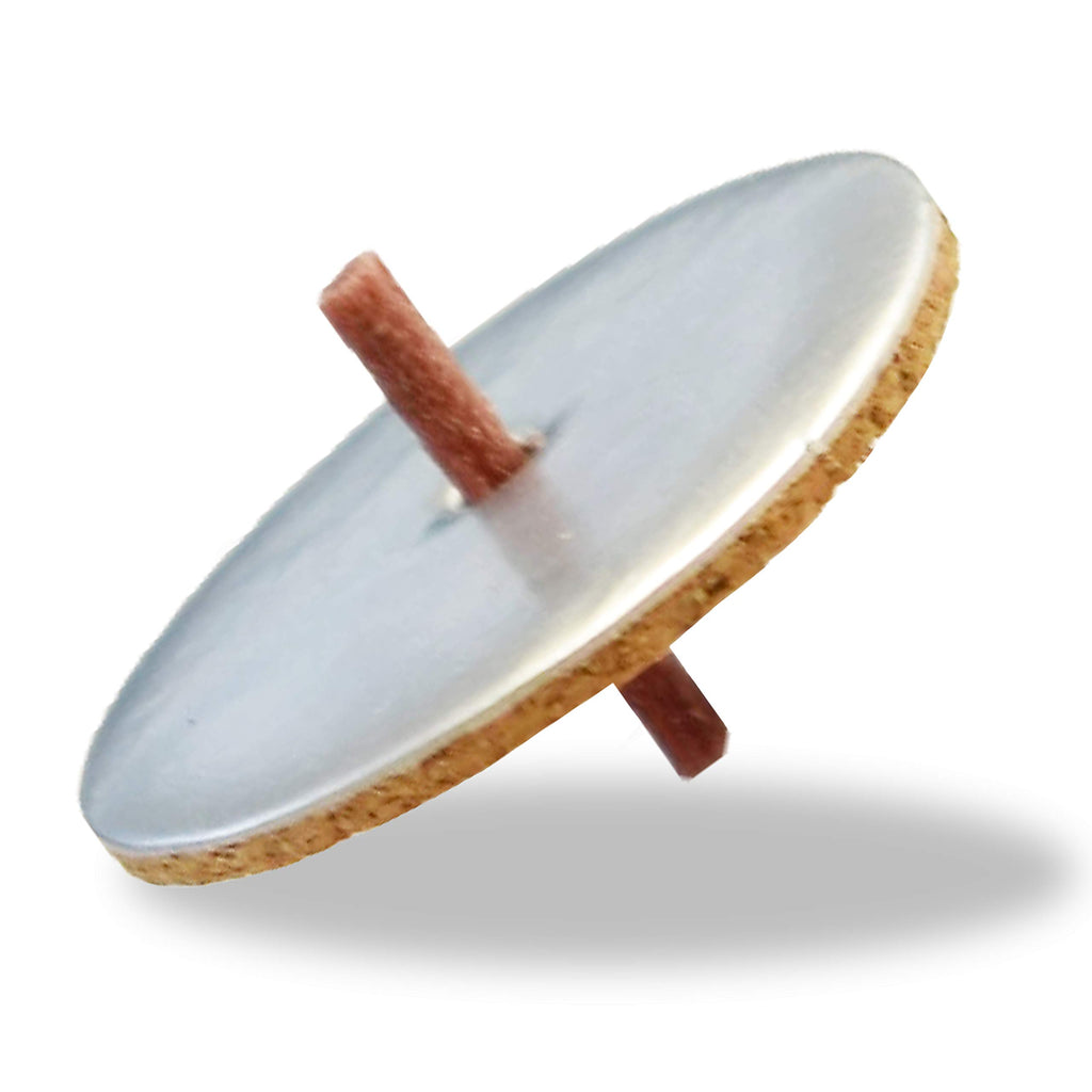 Ner Mitzvah Round Floating Wicks, Large Cotton Wicks and Cork Disc Holders for Oil Cups, Bonus Wick Removal Tweezers - 50 Count (Approx.)