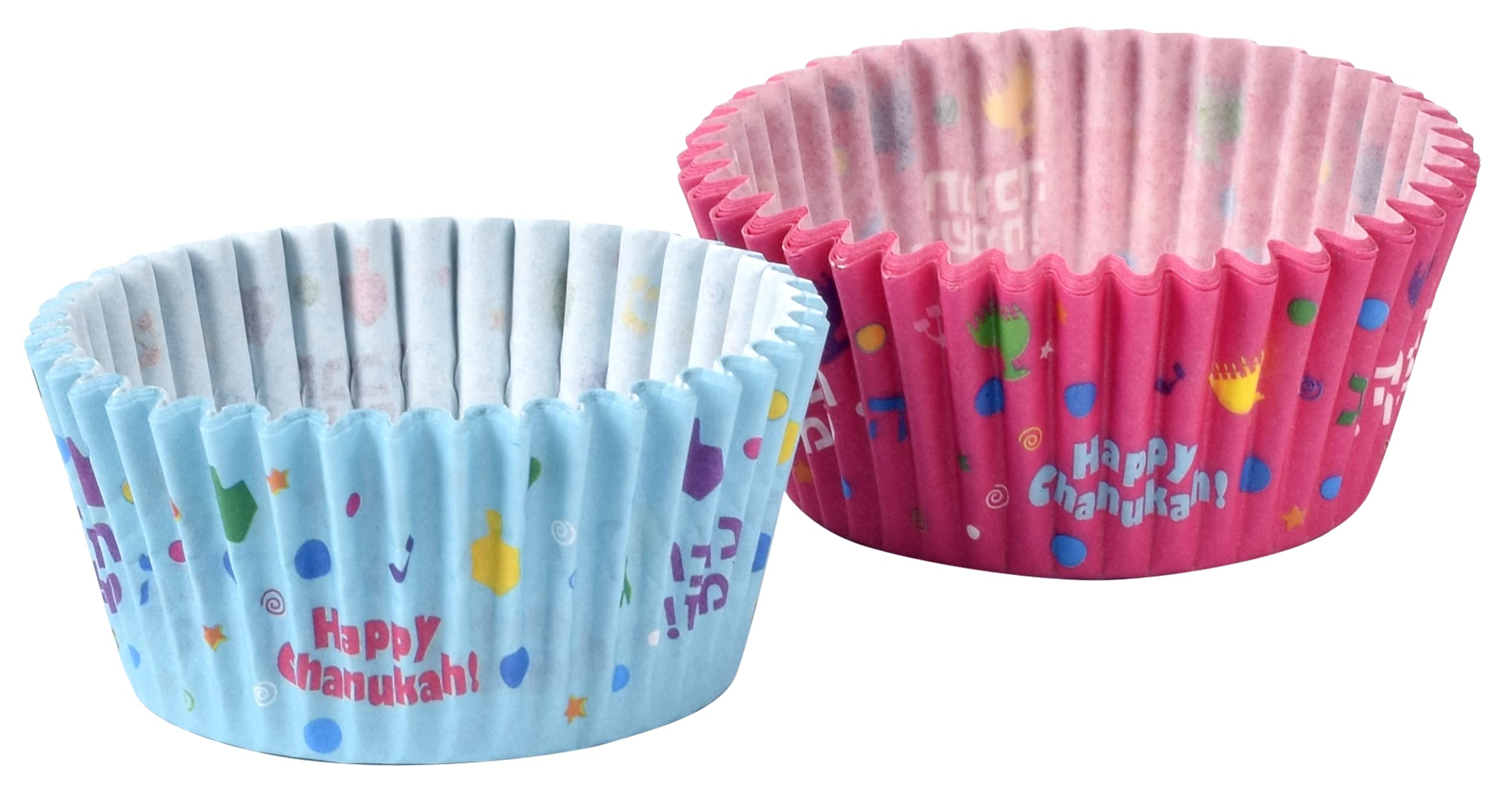 Izzy 'n' Dizzy Hanukkah Cupcake Liners, Chanukah Themed Party Supplies (Pack of 25)