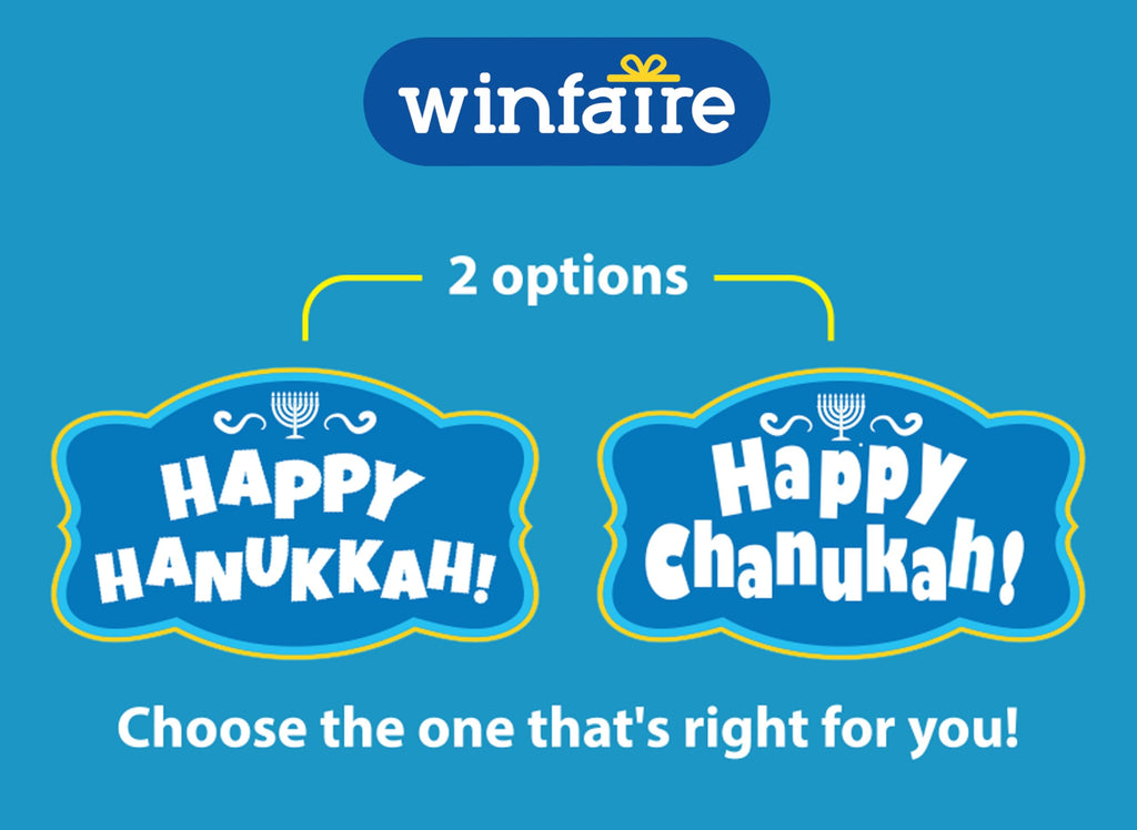 Izzy 'n' Dizzy Hanukkah Cutouts, Happy Hanukkah and Happy Chanukah Holiday Party Decoration (34 Piece)