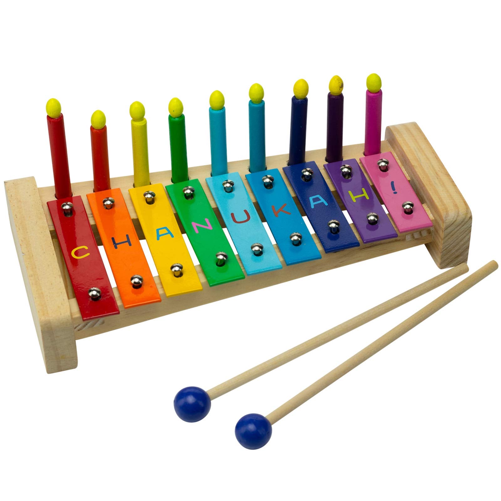 Rite Lite My First Xylophone Wood Chanukah Menorah Toys & Games, 11.00 in Hannukah Menorah