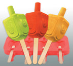 Dreidel Shaped Silicone Popsicle Molds for Freezing, Candy, Ice Cubes, Chocolate and More - Chanukah Dreidel Silicone Ice Mold - The Kosher Cook