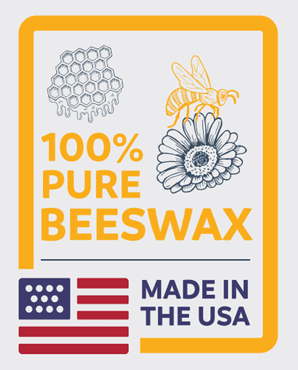 Ner Mitzvah Hanukkah Beeswax Shammash Candle - Chanukah Shammasim - 50 Bulk Pack - Large