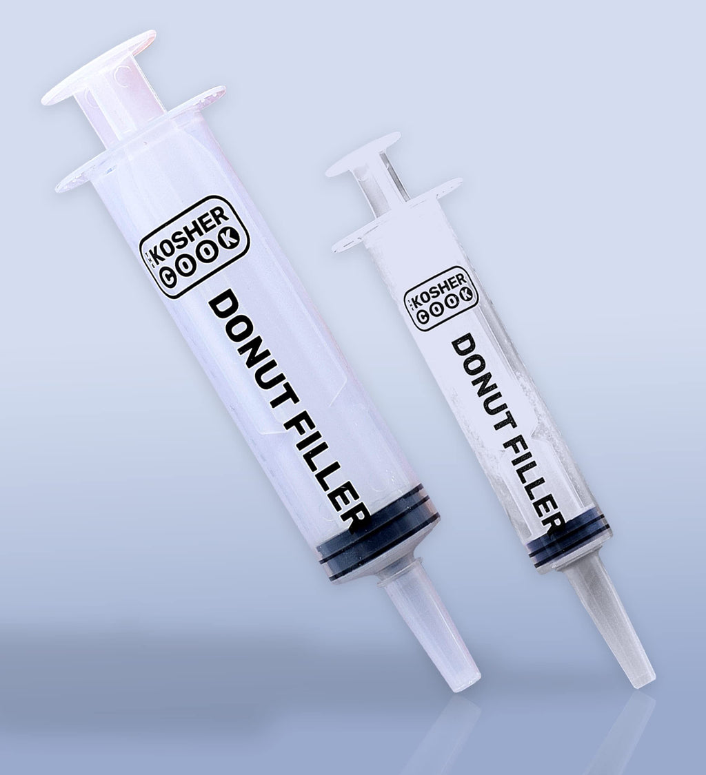 The Kosher Cook Set of 2 Donut Filling Injector - Kitchen Tools Pastry Injector - Plastic Durable Food Injector Syringe