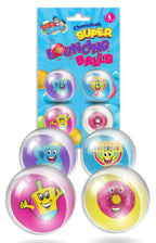 Izzy 'n' Dizzy Hanukkah Bouncing Balls for Kids - 1" Super Bouncy Balls - 4 Pack Chanukah Menorah, Dreidel and Donut Design Bouncing Ball - Hanukkah Gifts for Kids