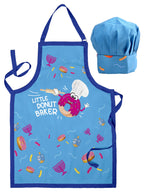 The Kosher Cook Hanukkah Kids Chef Set - Kids Chef Hat and Apron Set for Chanukah - Great Hanukkah Gift