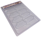 The Kosher Cook Hanukkah Chocolate Molds, Happy Chanukah Shaped Plastic Molds for Chocolate
