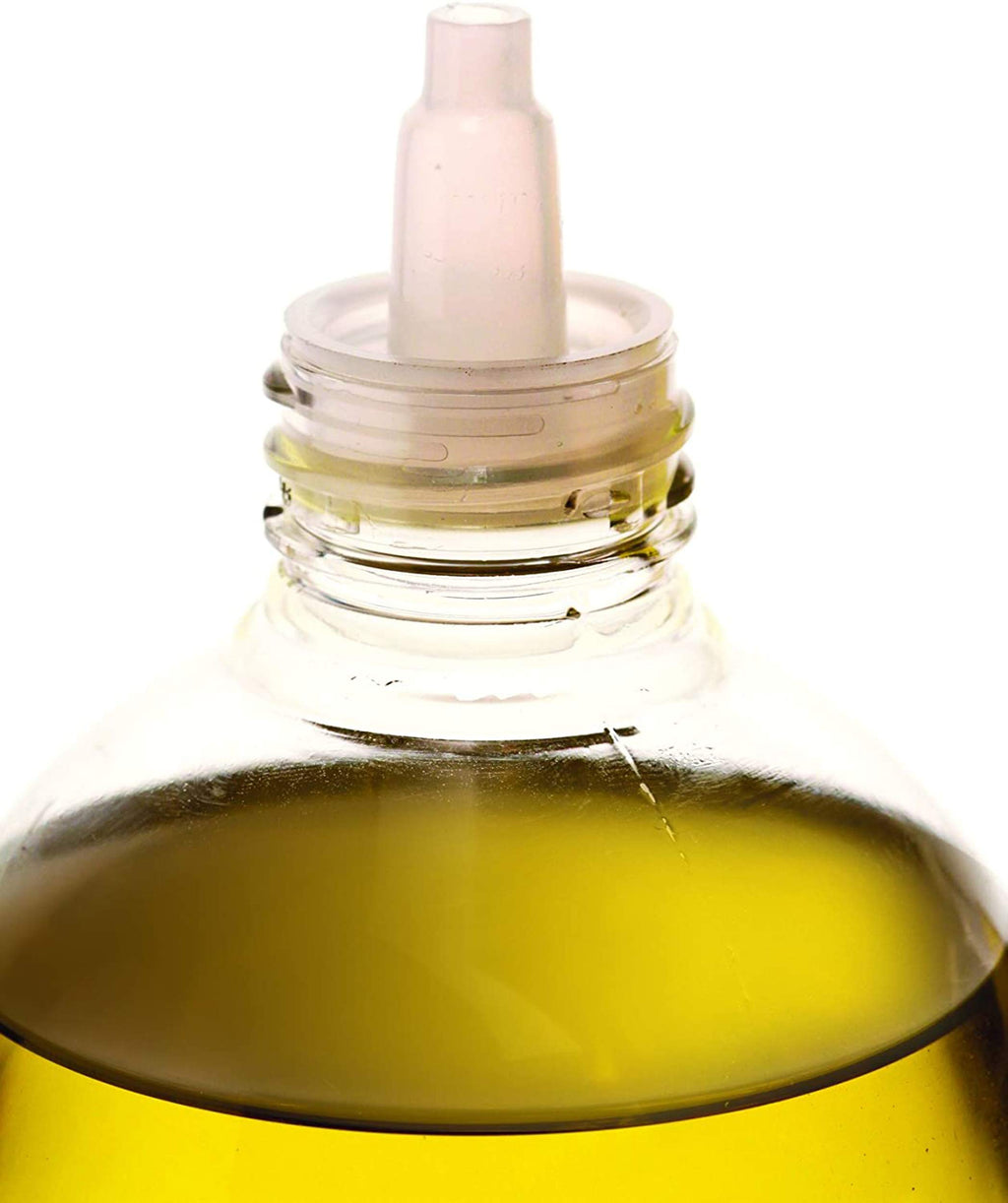 Ner Mitzvah Olive Oil for Candle Lighting - 32 Ounce - Extra Light Olive Oil - Use as Menorah Oil Mason Jar Candles E-Z Fill Cap