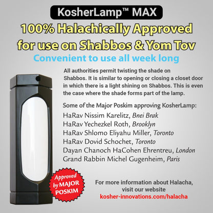 KosherLamp™ Max - Black by KOSHER INNOVATIONS™