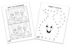 Izzy 'n' Dizzy Hanukkah Coloring and Activity Set - Great for Partys and Gifts- Chanuka Color and Activity Kit