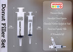 The Kosher Cook Set of 2 Donut Filling Injector - Kitchen Tools Pastry Injector - Plastic Durable Food Injector Syringe