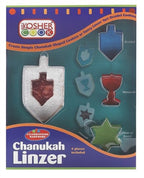 The Kosher Cook Hanukkah Cutters and Stainless Steel Chanukah Cookie Cutters, 4 Piece Set