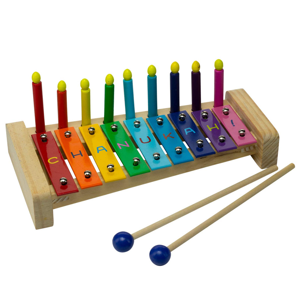 Rite Lite My First Xylophone Wood Chanukah Menorah Toys & Games, 11.00 in Hannukah Menorah