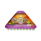 Shalhevet Light Olive Oil Jells Hanukah Chanukah Menora Small 44 Filled Cups 1.15 Hour Burn Time