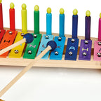 Rite Lite My First Xylophone Wood Chanukah Menorah Toys & Games, 11.00 in Hannukah Menorah