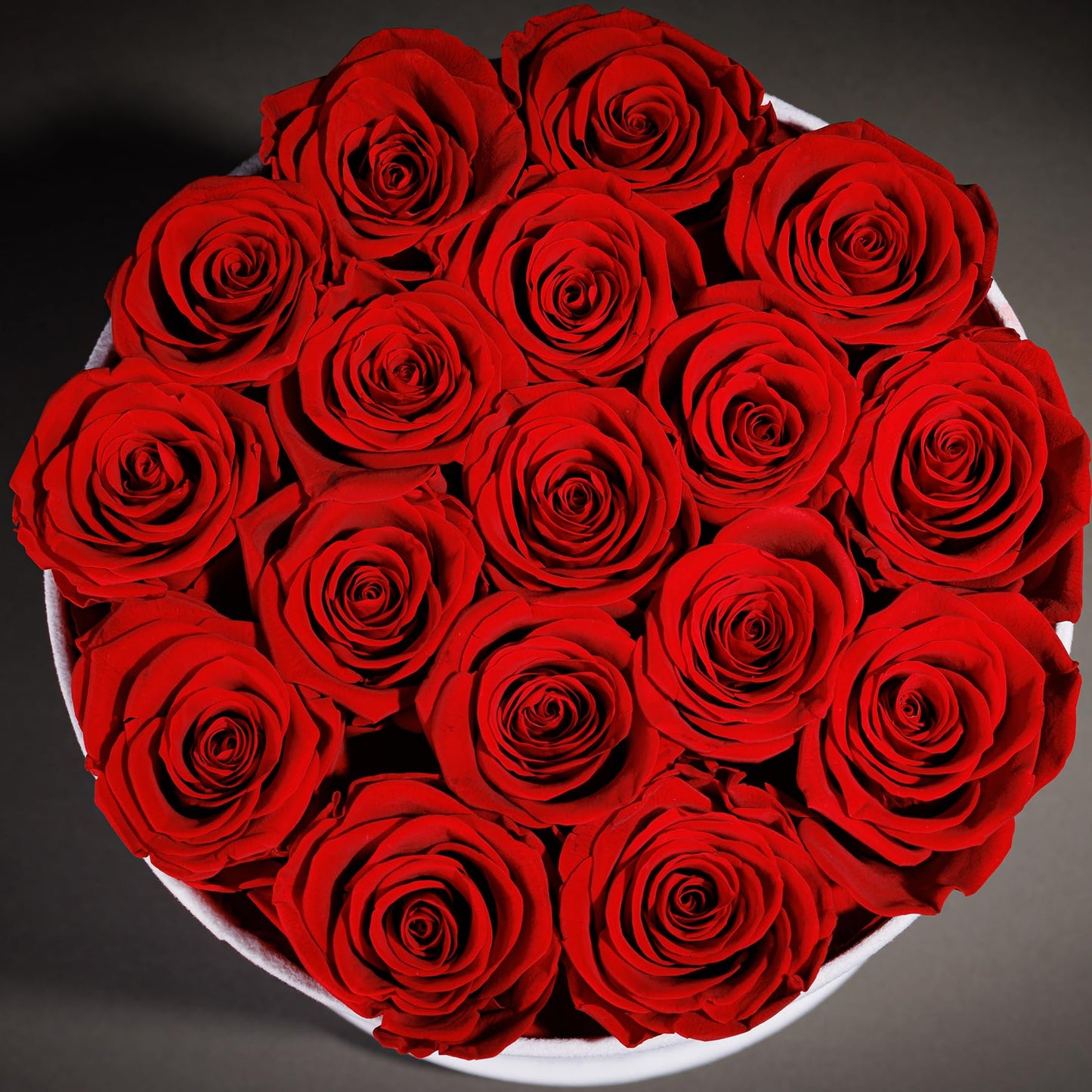 17 Flowers in a Luxury Suede Box, Birthday Gifts for Women, Preserved Flowers, Mothers Day Roses Gift for Mom, Red