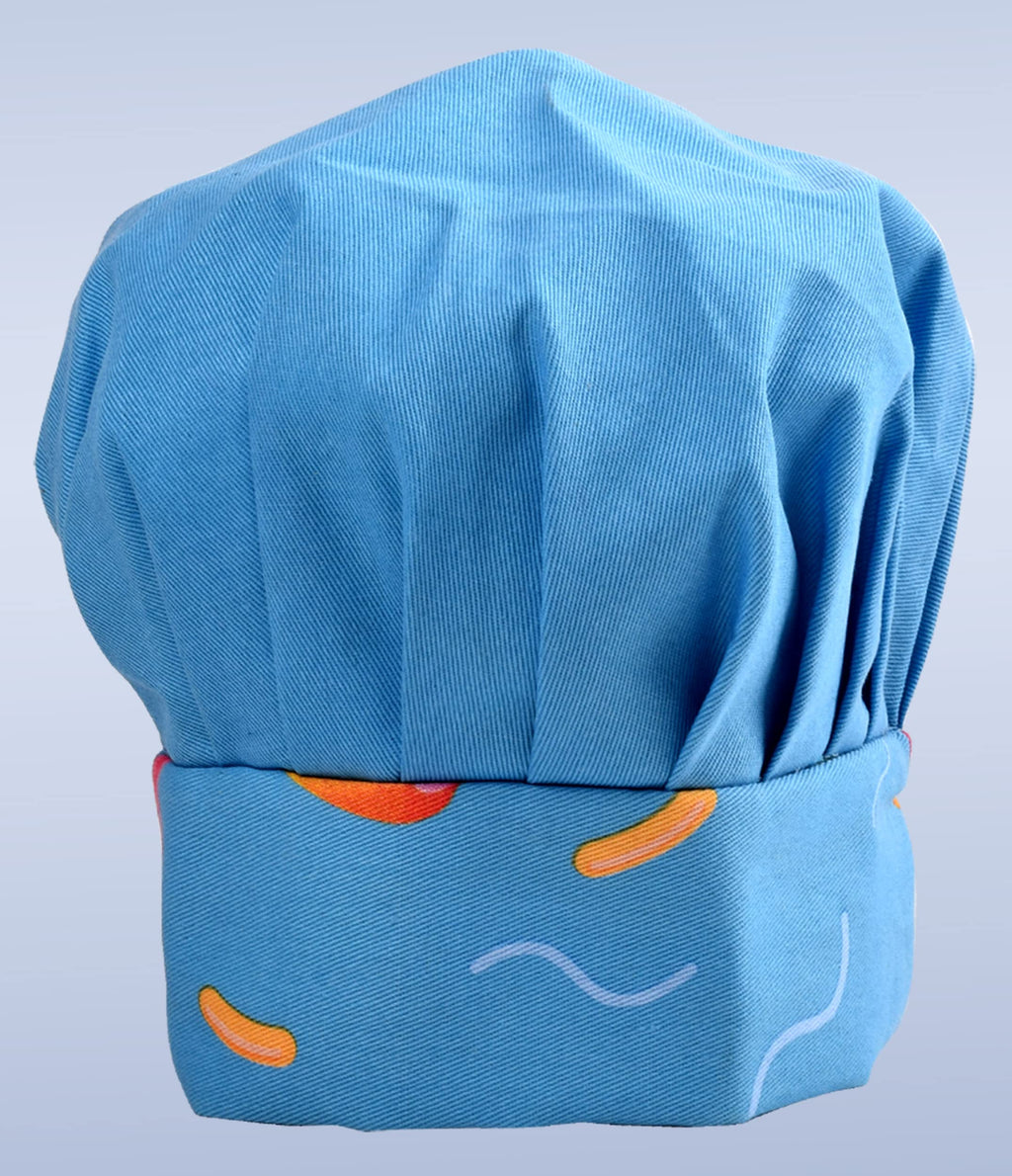 The Kosher Cook Hanukkah Kids Chef Set - Kids Chef Hat and Apron Set for Chanukah - Great Hanukkah Gift