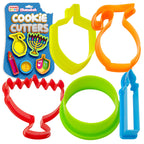 The Kosher Cook Hanukkah Plastic Chanukah Cookie Cutters, 5 Piece Set