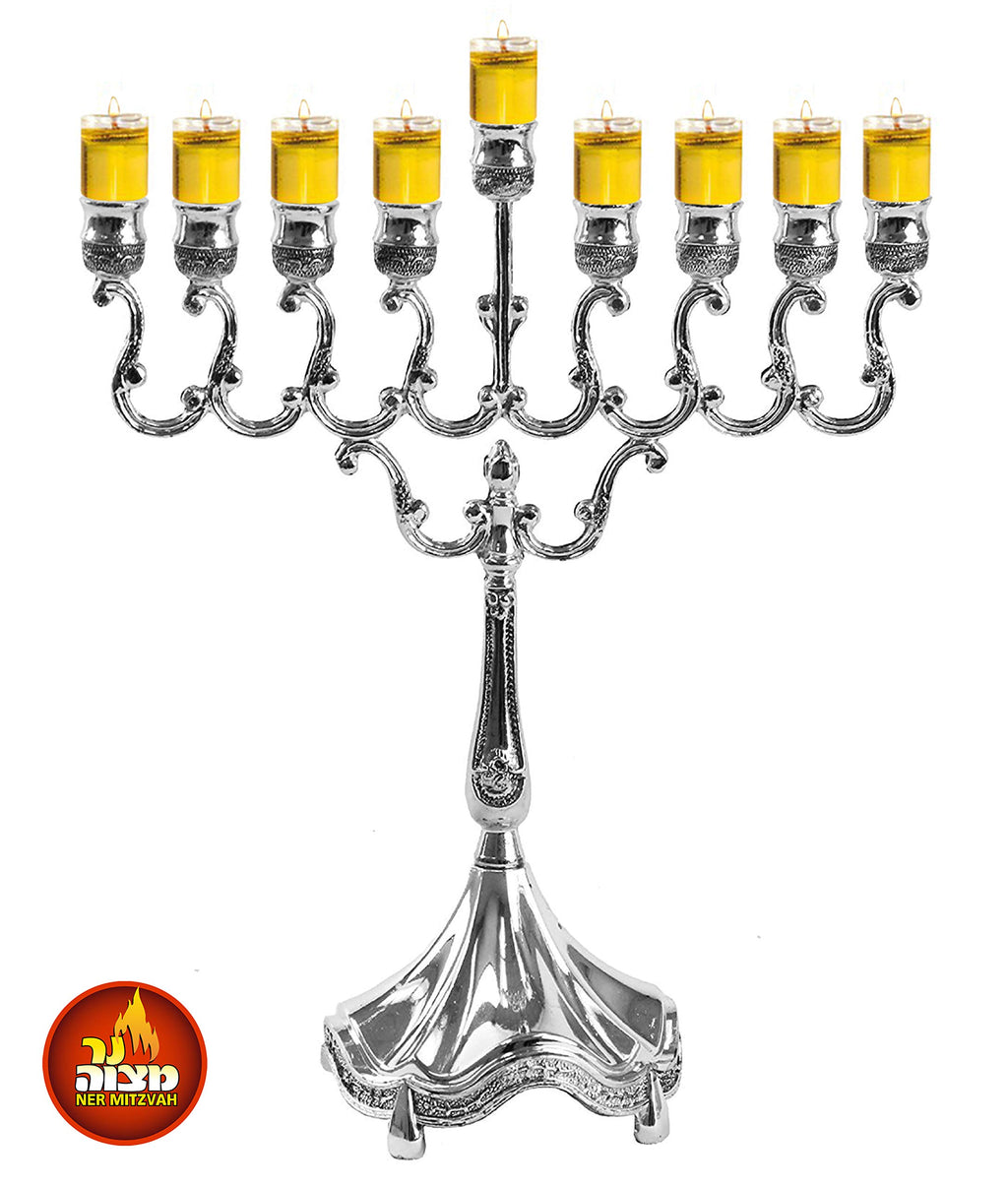 Ner Mitzvah Octagon Shaped Floating Replacement Candle Wicks - Floating Oil Wicks - 1 Pack of 50 Pcs