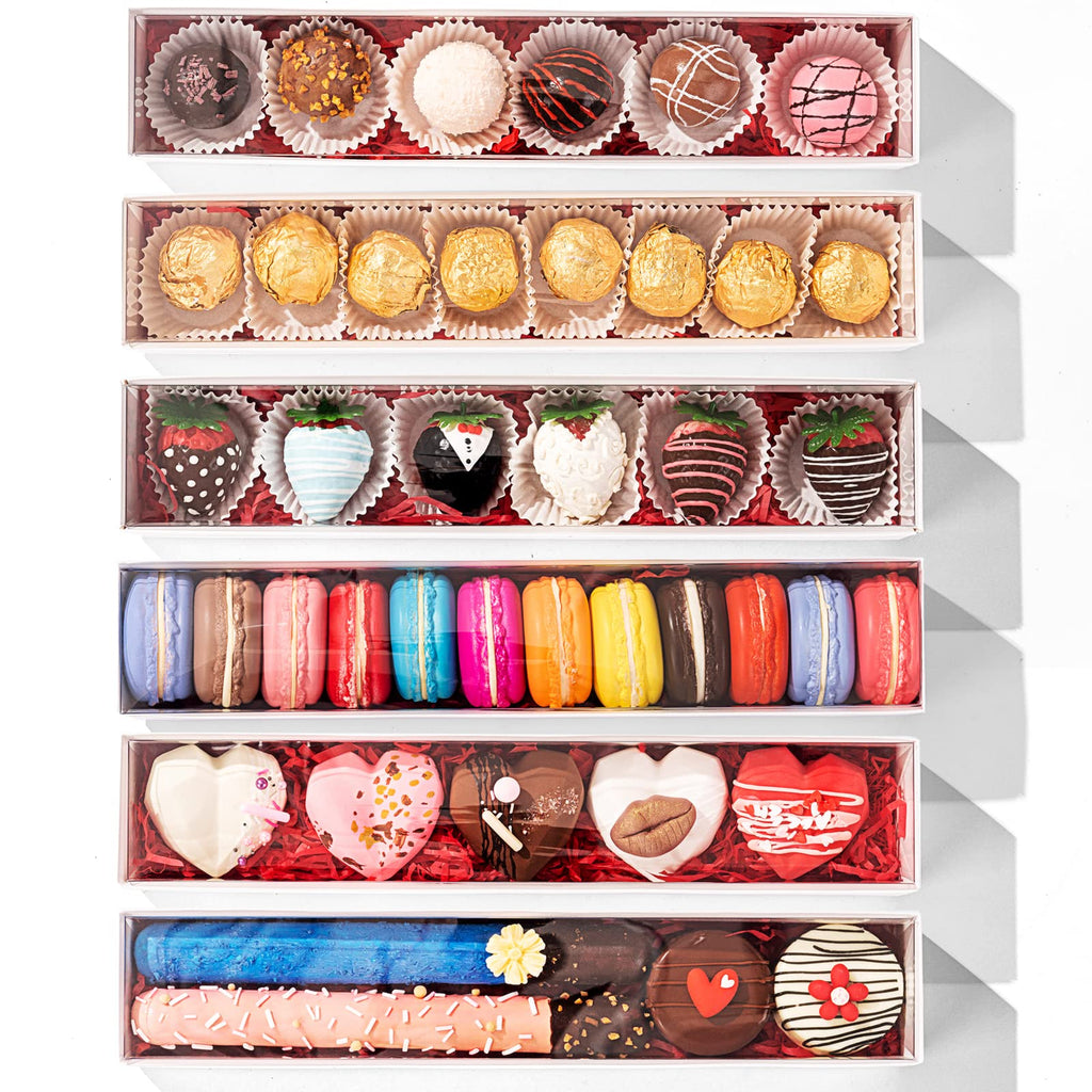 20Pack 12x2.25x2 Inches Long Box for Cocoa Bombs, Cookies, Truffle, Cake Ball